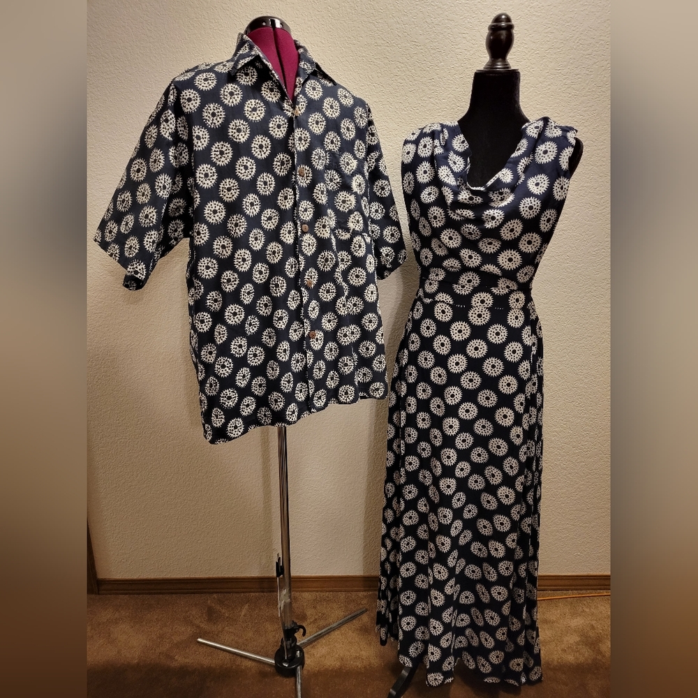 NOA NOA Aloha Shirt and Sash Skirt Sz. L